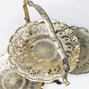 Bandeja Vintage ‘Queen Anne’ Silver Plate