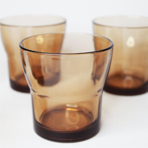 Set de vasos ámbar