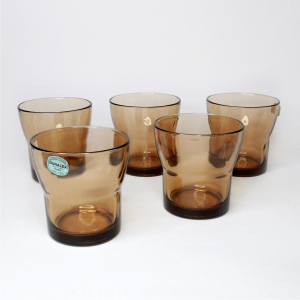 Set de vasos ámbar