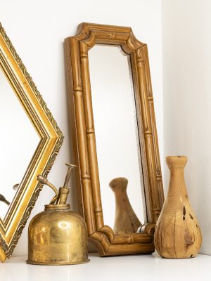 Set de espejos marco de madera